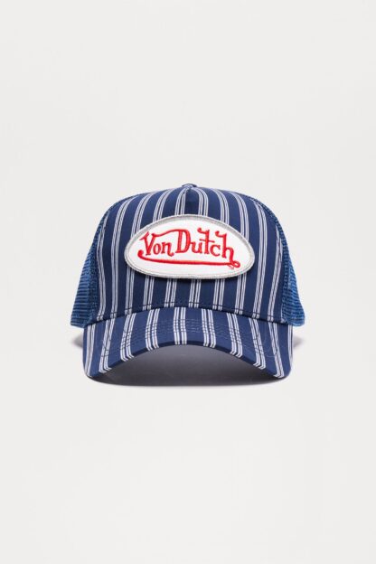 Gorra de Camionero con Diseño de Rayas Marinas - Image 5