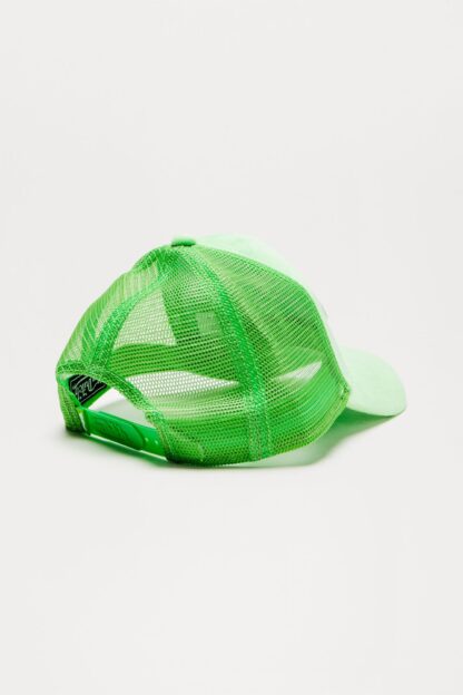 Gorra Trucker de Terciopelo Verde Estilo Retro - Image 3