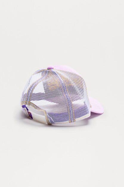 Gorra Trucker de Terciopelo Morado Claro - Image 4